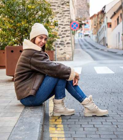 Botas Cordones Mujer